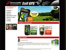 Tablet Screenshot of es.sonocaddie.com